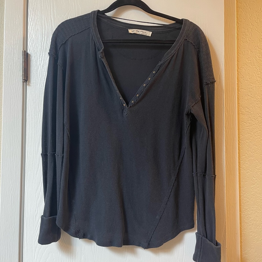 NWOT We the Free by Free People long sleeve shirt black size Medium